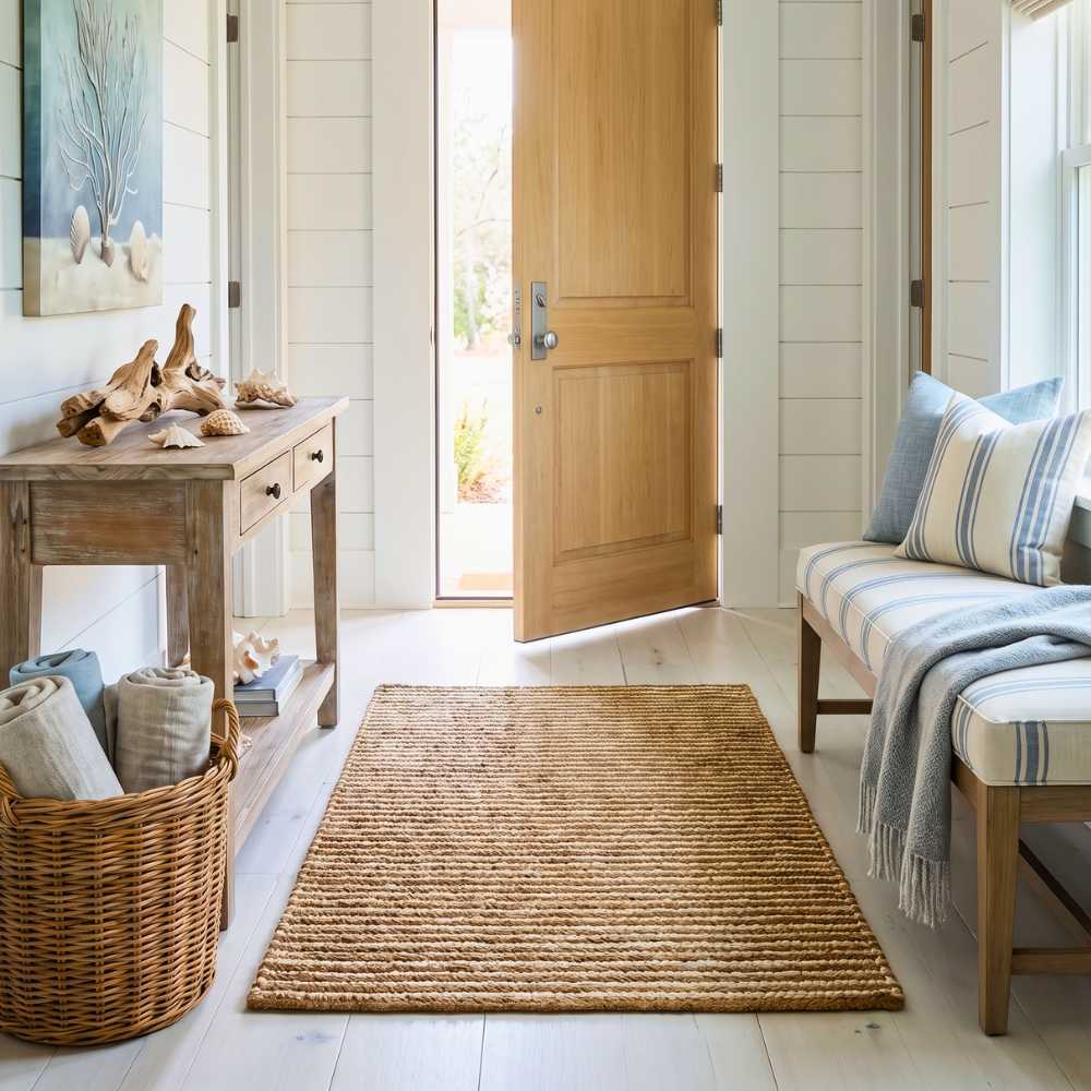 hand braided sisal fique runner